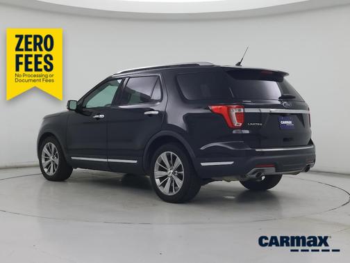 Black 2018 Ford Explorer Limited