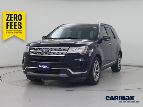 Black 2018 Ford Explorer Limited
