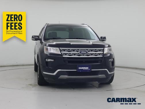 Black 2018 Ford Explorer Limited