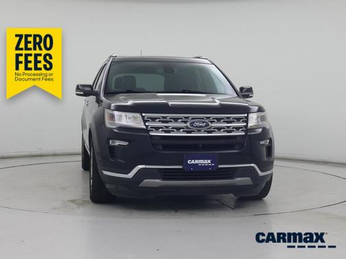 Black 2018 Ford Explorer Limited