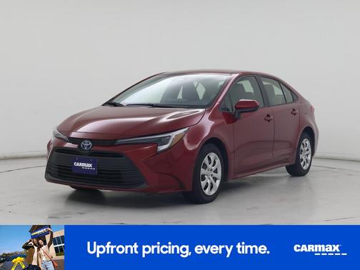 Red 2025 Toyota Corolla Hybrid LE