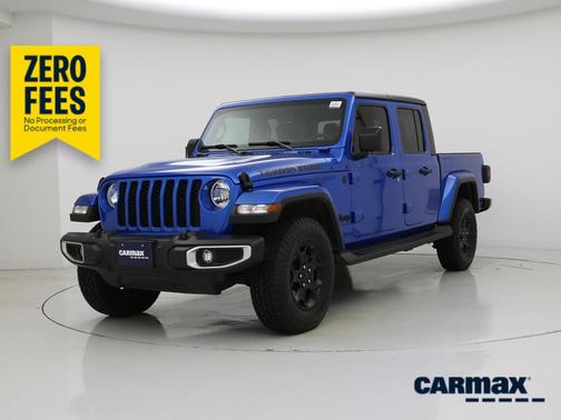 Blue 2023 Jeep Gladiator Texas Trail
