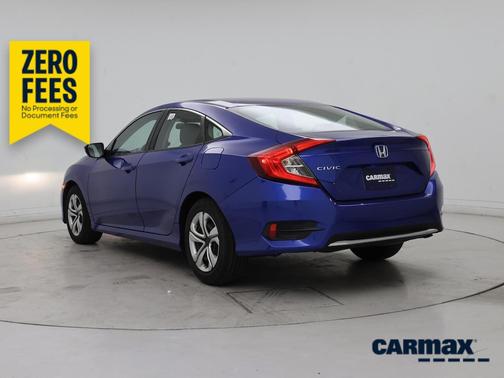 Blue 2021 Honda Civic LX