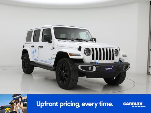 White 2023 Jeep Wrangler 4xe Unlimited Sahara