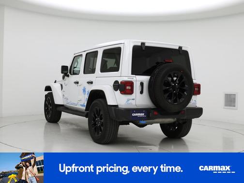 White 2023 Jeep Wrangler 4xe Unlimited Sahara
