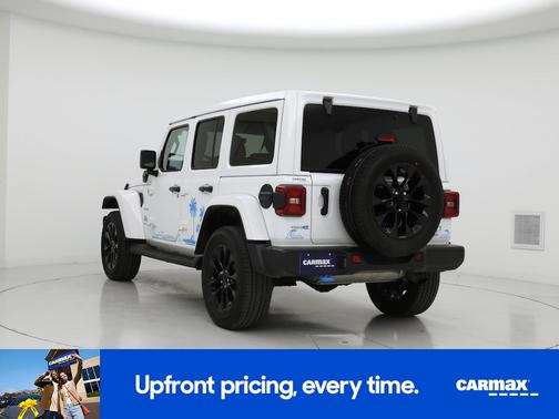 White 2023 Jeep Wrangler 4xe Unlimited Sahara