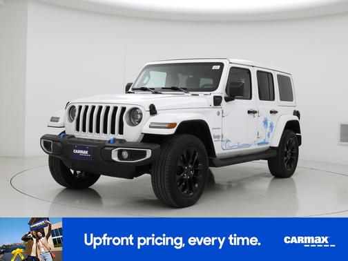 White 2023 Jeep Wrangler 4xe Unlimited Sahara