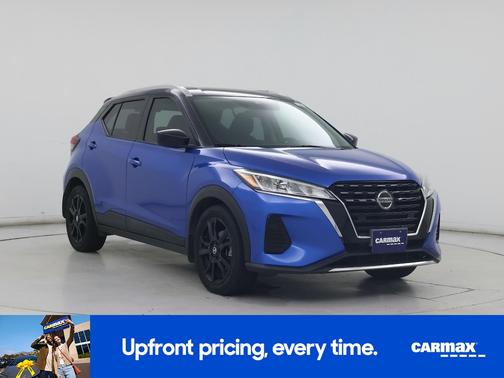 Blue 2021 Nissan Kicks SV