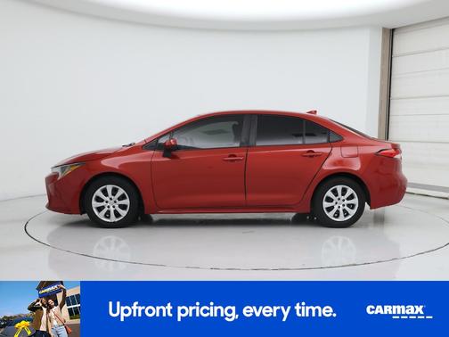 Red 2021 Toyota Corolla LE