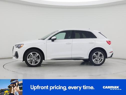 White 2021 Audi Q3 S-Line Premium