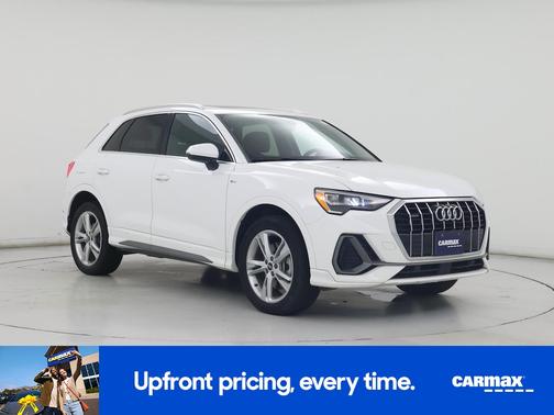 White 2021 Audi Q3 S-Line Premium