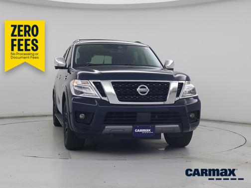 Blue 2020 Nissan Armada Platinum