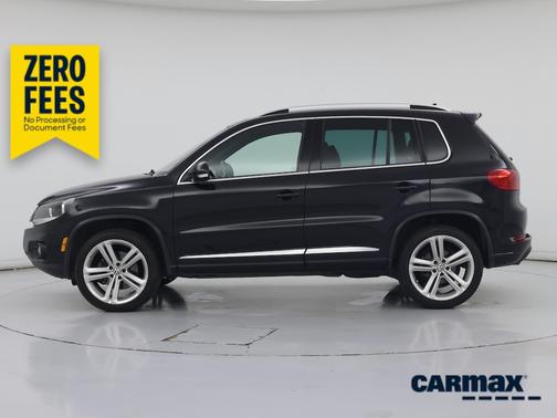Black 2016 Volkswagen Tiguan R-Line