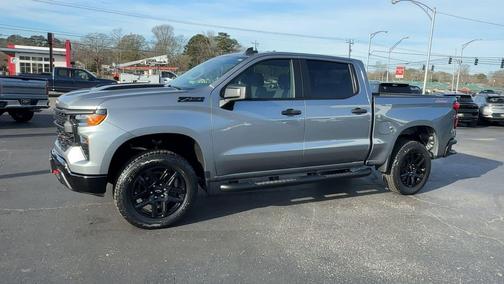 Sterling Gray Metallic 2024 Chevrolet Silverado 1500 Custom Trail Boss