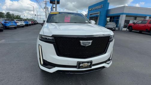 Crystal White Tricoat 2023 Cadillac Escalade Sport