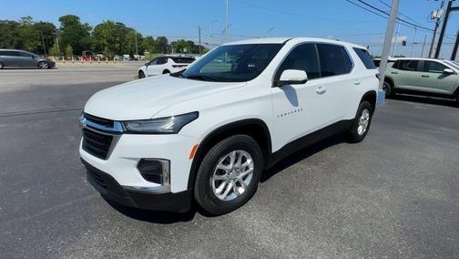 Summit White 2024 Chevrolet Traverse LS