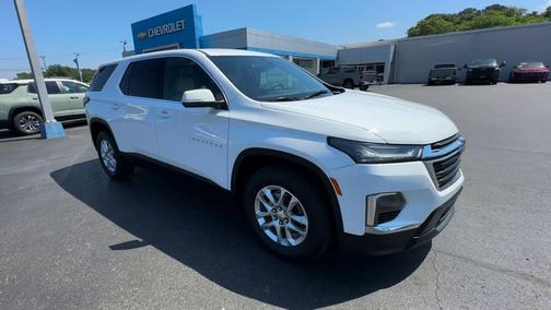 Summit White 2024 Chevrolet Traverse LS