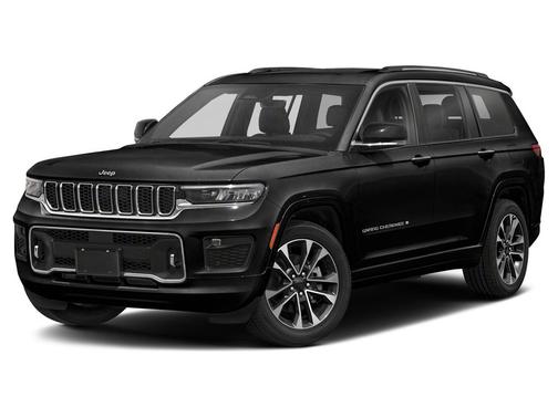 Diamond Black Crystal Pearlcoat 2021 Jeep Grand Cherokee L Overland