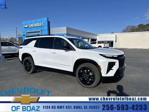 White 2026 Chevrolet Traverse RS