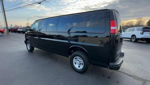 Black 2025 Chevrolet Express 3500 RWD 3500 Extended Wheelbase LS