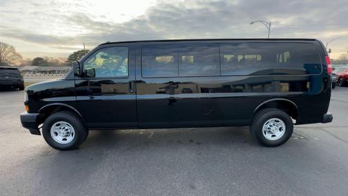 Black 2025 Chevrolet Express 3500 RWD 3500 Extended Wheelbase LS