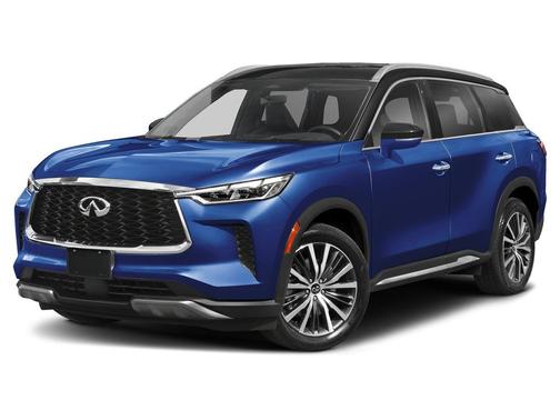 Moonbow Blue/Black Obsidian 2025 INFINITI QX60 AUTOGRAPH
