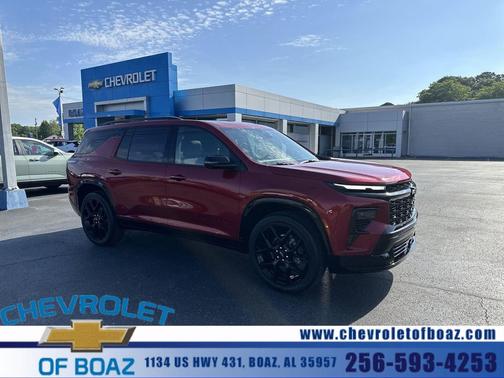 Red 2026 Chevrolet Traverse RS