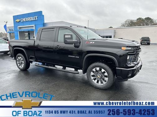 Black 2026 Chevrolet Silverado 2500 Custom