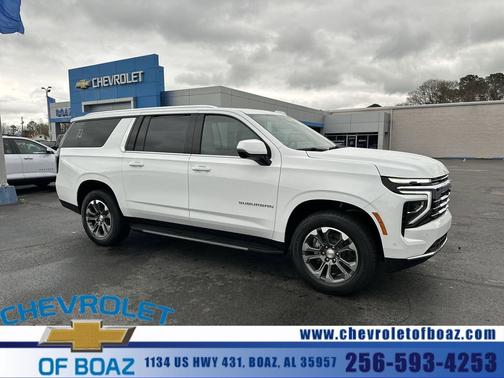 White 2026 Chevrolet Suburban LT