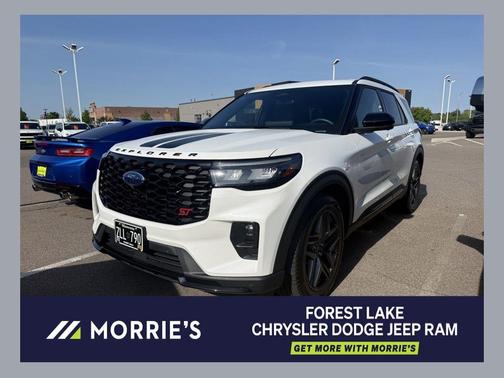 STAR WHITE MET TRI-COAT 2025 Ford Explorer ST