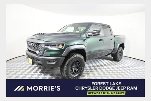 Serrano Green Metallic 2026 RAM 1500 RHO Crew Cab 4x4 5'7' Box