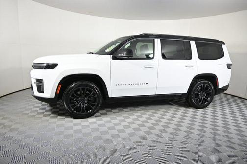 Bright White Clearcoat 2026 Jeep Grand Wagoneer Summit Obsidian 4x4