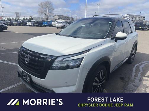 Pearl White Tricoat 2024 Nissan Pathfinder Platinum 4WD