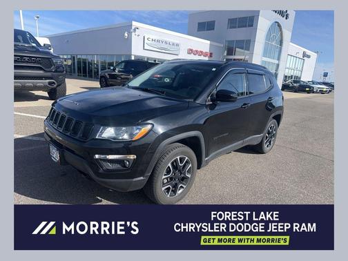 Diamond Black Crystal Pearlcoat 2019 Jeep Compass Upland Edition 4x4
