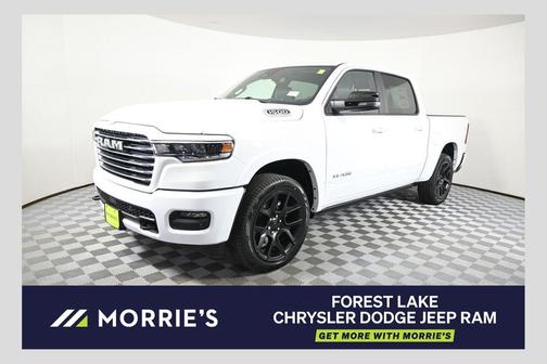 Bright White Clearcoat 2026 RAM 1500 Laramie