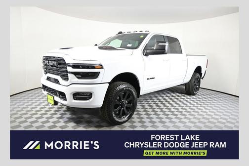 Bright White Clearcoat 2026 RAM 2500 Laramie Crew Cab 4x4 6'4' Box