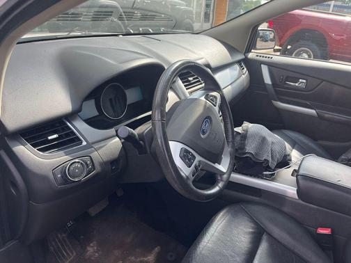 White Platinum Metallic Tri-Coat 2014 Ford Edge SEL