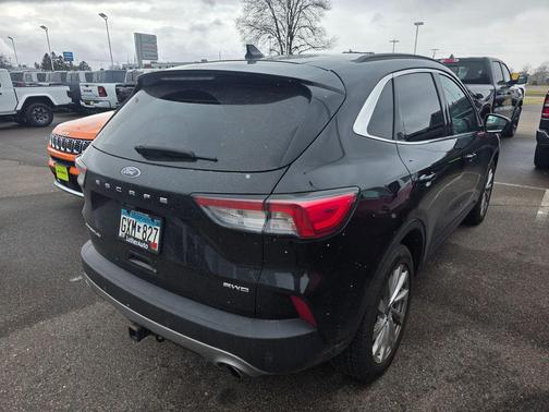 Black 2021 Ford Escape Titanium