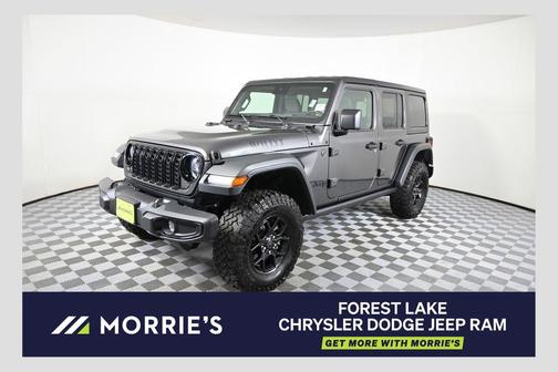 Granite Crystal Metallic 2024 Jeep Wrangler Willys