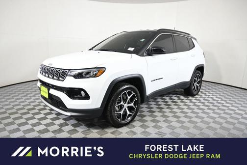 Bright White Clearcoat 2024 Jeep Compass Limited