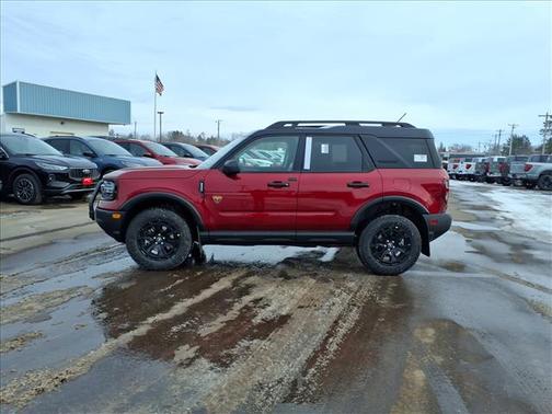 Red 2025 Ford Bronco Sport Badlands