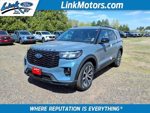 Blue 2026 Ford Explorer ST-Line