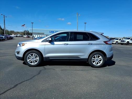 Silver 2017 Ford Edge SEL