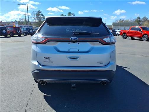 Silver 2017 Ford Edge SEL