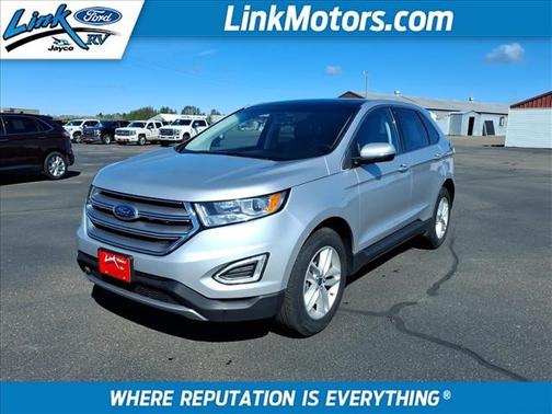 Silver 2017 Ford Edge SEL