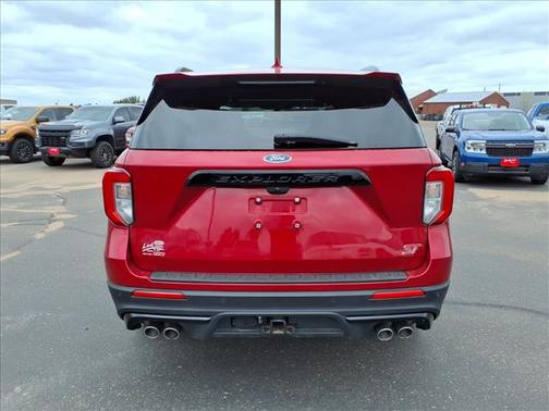Red 2020 Ford Explorer ST