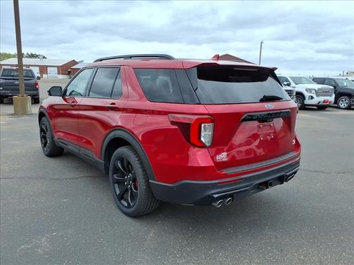 Red 2020 Ford Explorer ST