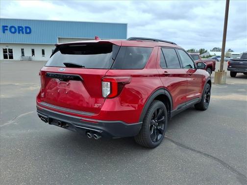 Red 2020 Ford Explorer ST