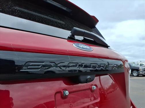 Red 2020 Ford Explorer ST
