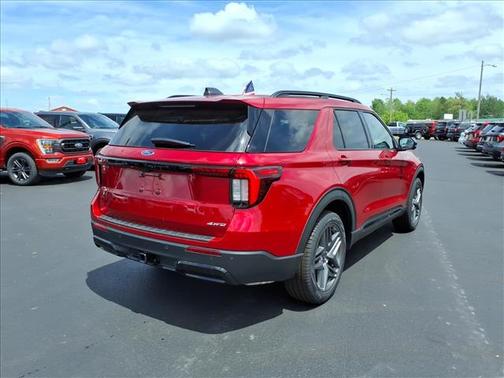 Red 2026 Ford Explorer ST-Line